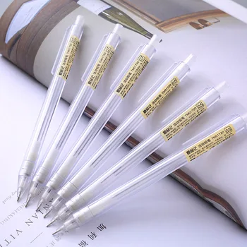 Прозрачен автоматичен молив за студенти, матиран молив, студентски аксесоари