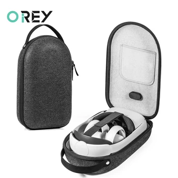 Пътна чанта за носене Meta Quest 2, защитна чанта на ЕВА, преносим твърда кутия за съхранение, слушалки виртуална реалност за Oculus Quest 2, Аксесоари