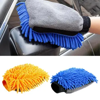 Рукавица за измиване на автомобила, Ръкавици за автоочистки, ръкавици за детайлите на колата, ръкавици от микрофибър за почистване на автомобила, ръкавици за миене на Ulta Soft,