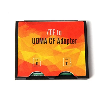 Двоен адаптер TF-CF За притежателя на компактна флаш-карти Micro-SD-КАРТИ Поддържа CF-адаптер високоскоростна камера XC TFSD-CF