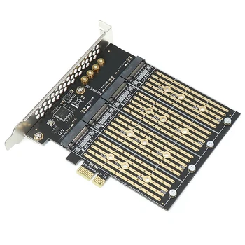 1 Комплект PCI-E X1-4 Бита M. 2 B-Key SSD За PCIE NGFF SATA Адаптер за Карта за Разширение PCI-E Странично Card Многофункционален Портативен
