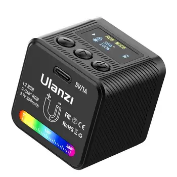 L2 RGB Mini COB Камера, с регулируема яркост 360 ° Пълноцветен лампа с рассеивателем Cellular фотосесия за огледално-рефлексен фотоапарат