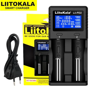 Liitokala Li-PD2 Li-PDCh Li-C2 Li-Sch Li-Ssh LCD z.2 В z.sh V z.8 1.2 В 18650 18350 26650 Зарядно устройство за литиево-йонни батерии lifepoch
