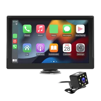 Видеорекордер Интелигентен Монитор Bluetooth-съвместими Безжични Carplay Android Автоматичен Огледален Монитор Вграден Високоговорител Камера за задно виждане