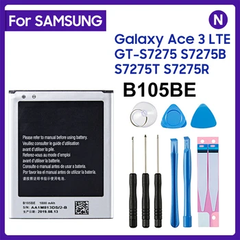 Преносимото Батерията на телефона B105BE За Samsung Galaxy Ace 3 LTE GT-S7275 S7275B S7275T S7275R S7278 S7278U SGH-T399 B105BU 1800 ма