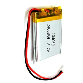 Акумулаторна литиево-полимерно-йонна батерия от 3.7 от 2400 ма 104050 104050 за лаптоп, MP3 GPS MP4 SMART WATCH зареждане TREASURE POWER