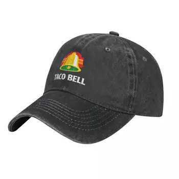 Бейзболна шапка с Регулируем логото на Taco Bell, Спортна ковбойская шапка, Шапка шофьор на камион, шапка за татко, Класически Ретро Реколта шапка за мъже и жени