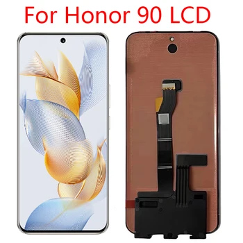 За Huawei Honor 90 LCD сензорен дисплей, Дигитайзер, възли За Honor90 REA-AN00 REA-NX9 Подмяна на LCD дисплея