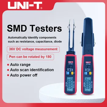 UIN-T UT116C UT116A Автоматично Гама SMD Тестер Мултицет Капацитивен Диод (УЗО) LED Стабилитрон за Постоянен ток Непрекъснато Измерване на заряд на Батерията