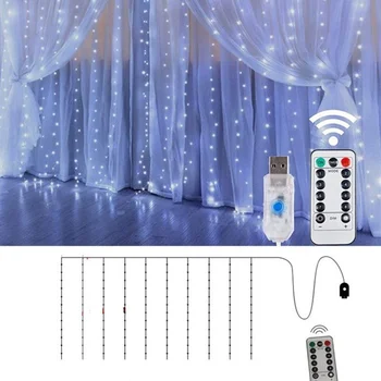 6 m USB led страхотна кабел, Завеси, Венец, Декорация за празничната парти, Сватба, рожден Ден, Спалня, Коледни украси за дома