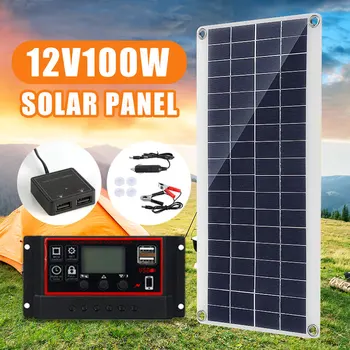 Напълно Нова Слънчеви панели, 100 W Слънчевата Фабрика за Директни Продажби на Слънчеви панели, Фотоелектричния Модул за Мобилен Източник на Захранване за Зареждане на 5V12V18V
