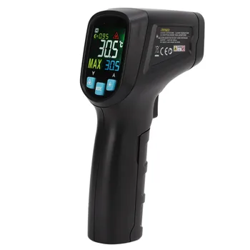 Инфрачервен термометър, измерване на температура, Преносими автоматично изключване, бърза реакция с LCD подсветка, за индустрия, за употреба на открито