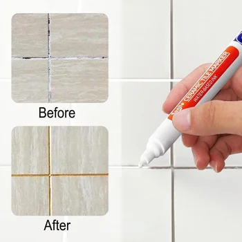 Дръжка за шев на керамични плочки - Промяна на цвета и ремонт разлика между плочки по стените и пода в кухнята, банята - Водоустойчив дръжка за шев от мухъл