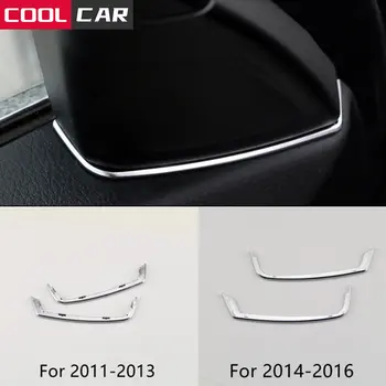 Автомобилен стайлинг, все още мъниче за говорителя високи честоти на предния багажник, пылезащитная тампон, стикер, подходящи за BMW серия 5 2011-2017, детайли на интериора автоматично