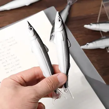 Химикалка писалка с океанска риба 0,5 мм, сладки креативни, забавни канцеларски материали за студенти, ученически пособия