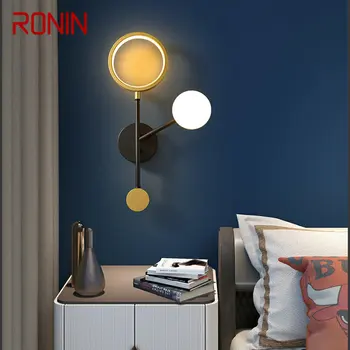Модерните стенни лампи RONIN, лесен, креативен дизайн, Реколта алуминиеви халба бира За дома, хол, Спалня, Декоративни