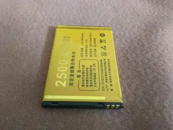 2500 mah 3,7 В Батерия За мобилен телефон TKEXUN T3 T7 Batterie Bateria 