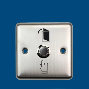 Бутон за да излезете на вратите от неръждаема стомана, 86* 86 мм за контрол на достъп на Панела кнопочного прекъсвач
