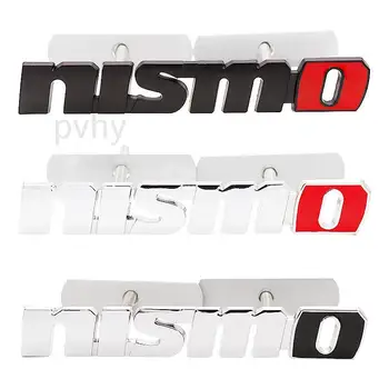 3D Метална Предна Решетка NISMO, Стикер с емблемата на Колата, Стикери, Аксесоари за полагане на иконата за Nissan Nismo Almera Tiida Sunny QASHQAI