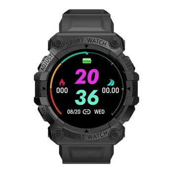 Смарт часовници Мъжки Дамски Спортни Фитнес-часовник с пълен сензорен екран, Водоустойчив Мъжки Умни часовници Син Зъб Подарък за мъже
