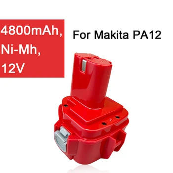 За Makita PA12 12 4800 mah Инструмент Отвертка Батерия 1220 Сменяеми Акумулаторни Батерии за 1222 1233 1234 1235 1235F