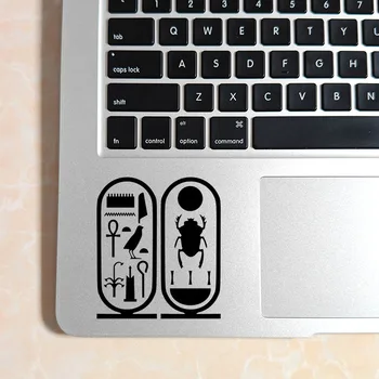 Египетски Йероглифи Vinyl Стикер на Тракпад за Лаптоп Macbook Pro 14 16 Retina Air 11 13 15 Инча Mac Lenovo, Notebook Skin