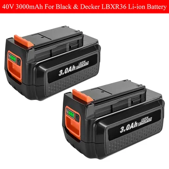 40V 3.0 Ah За Black and Decker LBXR36 Акумулаторна Литиева Батерия LBXR36 LHT2436 LBXR2036 LBX2040 LBX2540 Безжични електрически инструменти